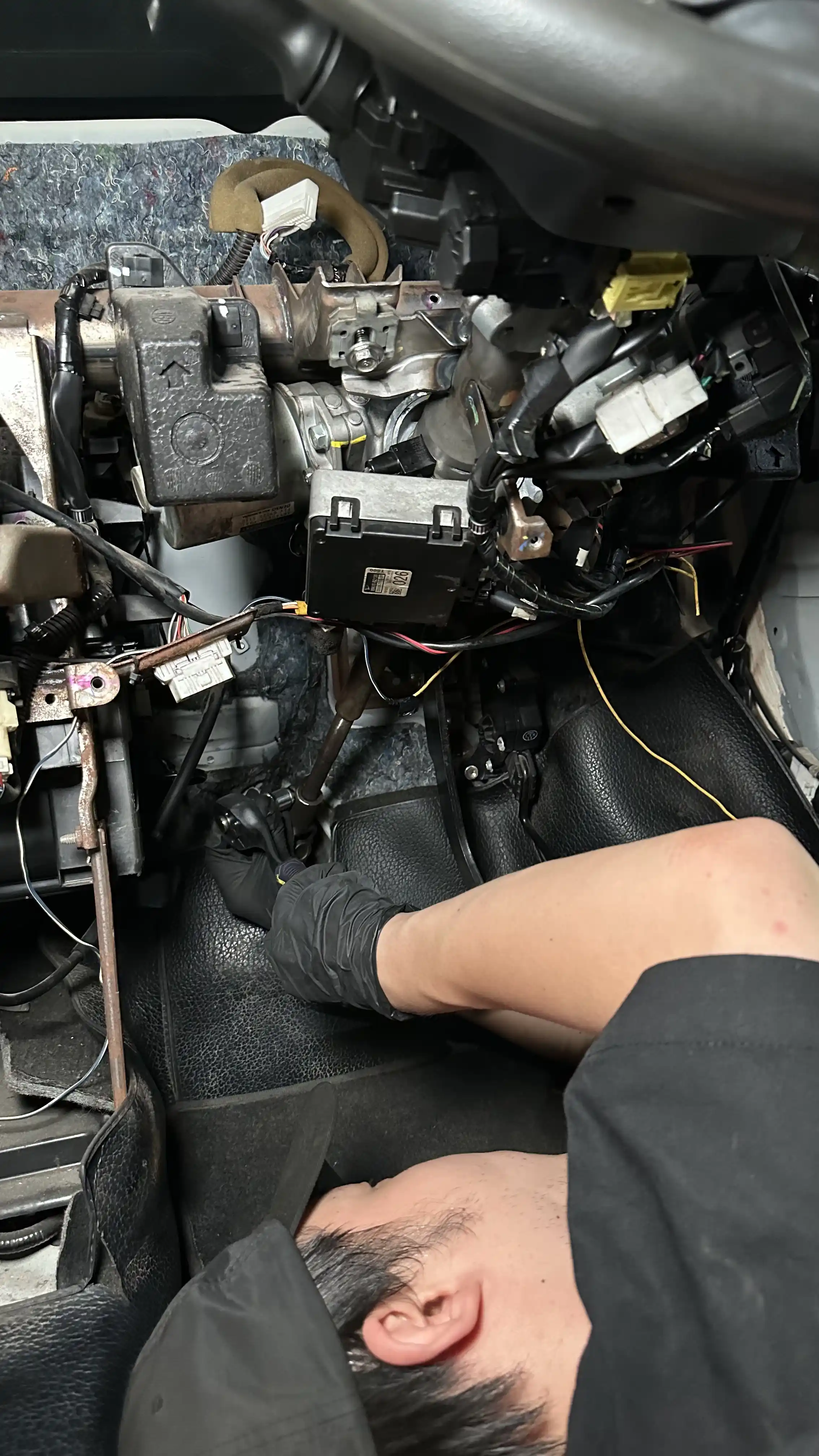 Perbaikan kolom setir bawah dashboard