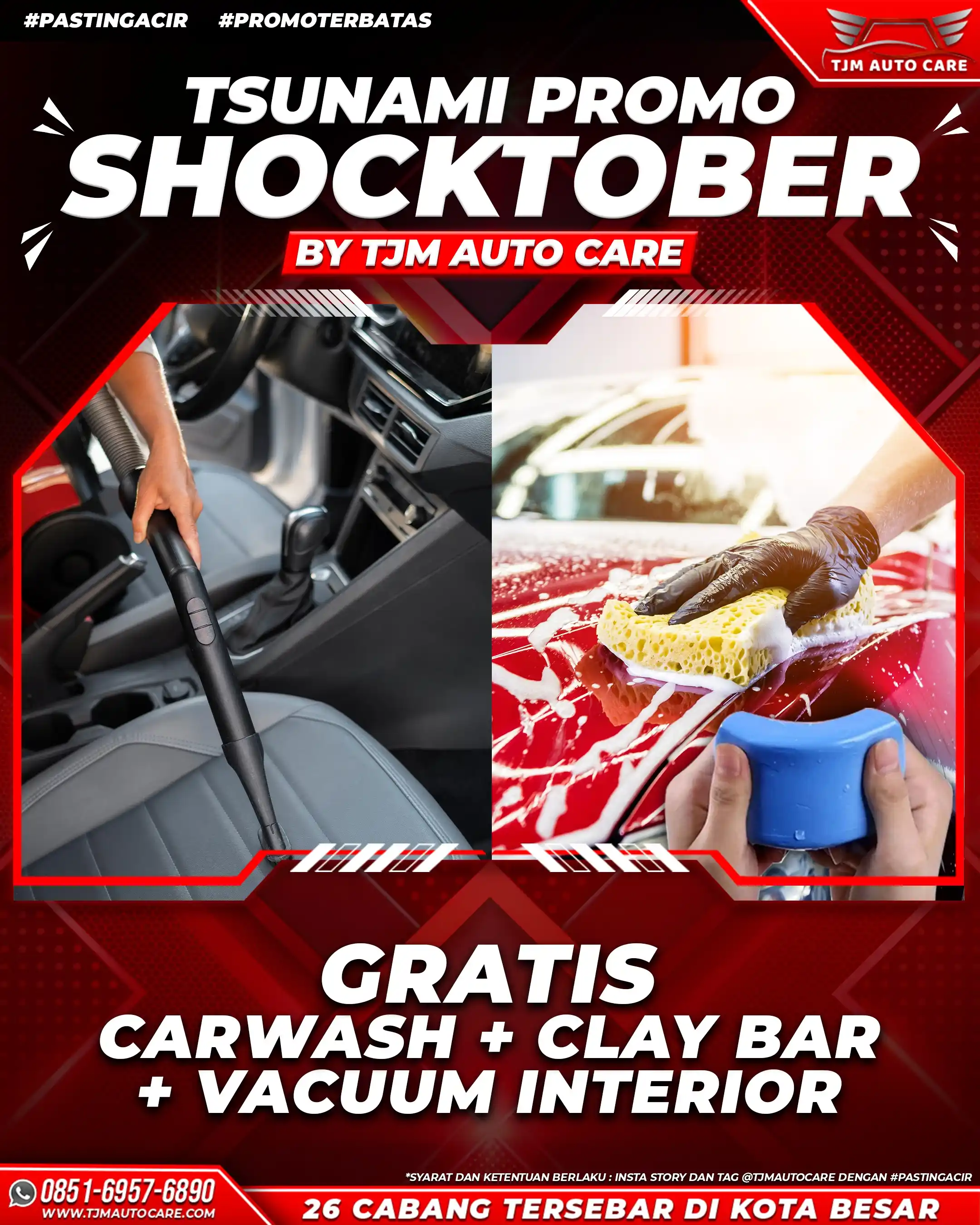 Gratis Carwash + Vacuum Interior