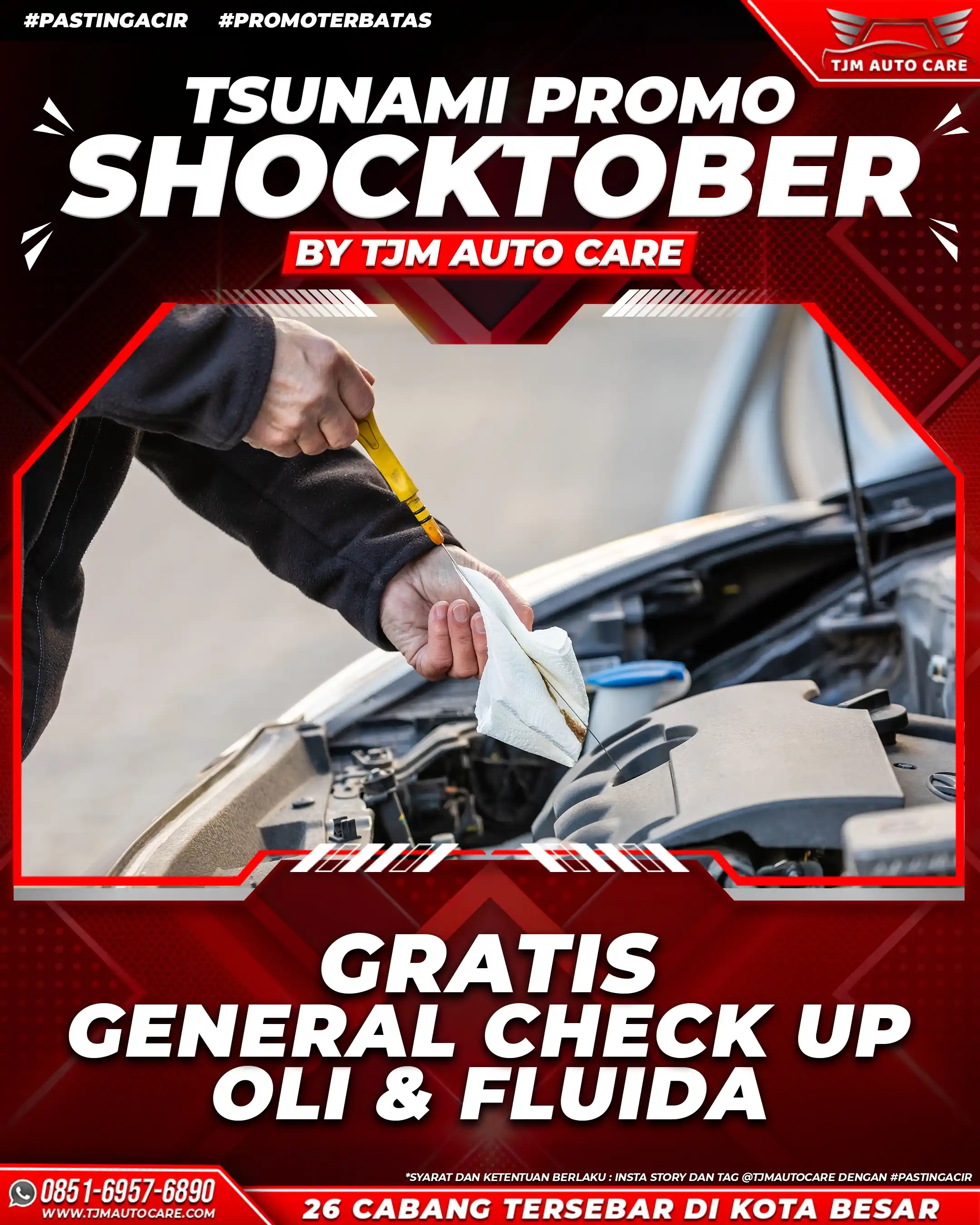 Gratis Cek Oil dan Fluida