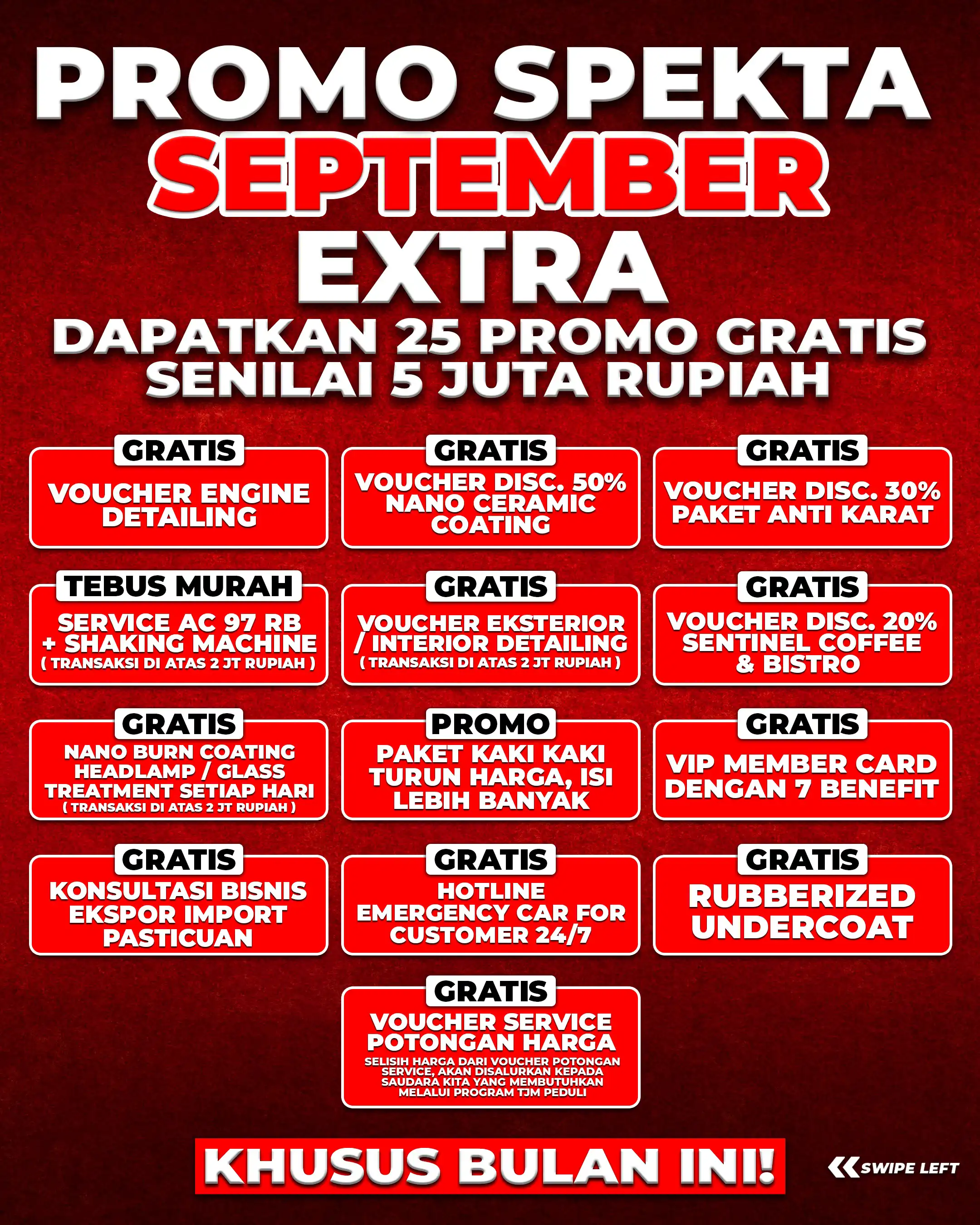 PROMO SPEKTA SEPTEMBER EKSTRA