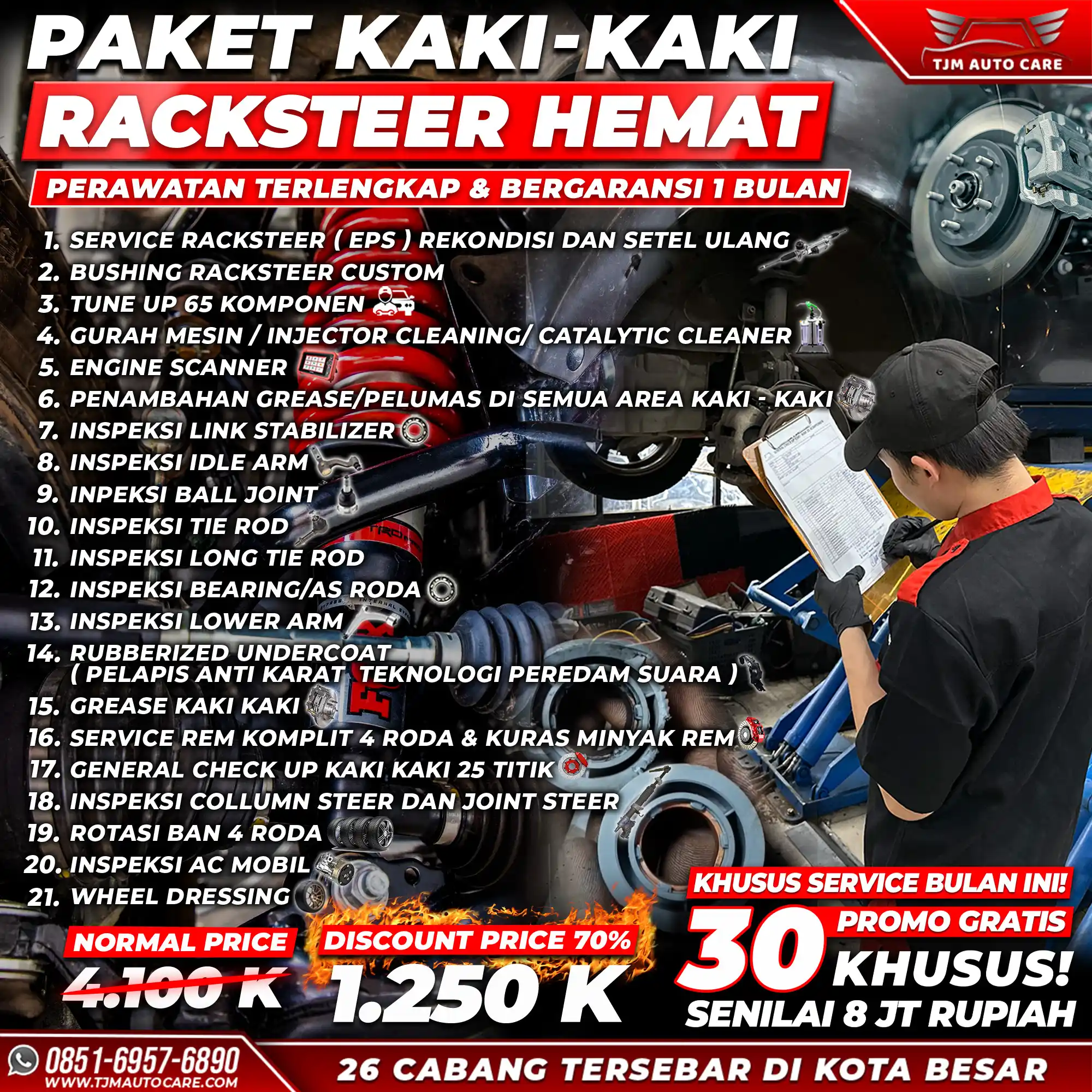 Paket Kaki-Kaki Racksteer