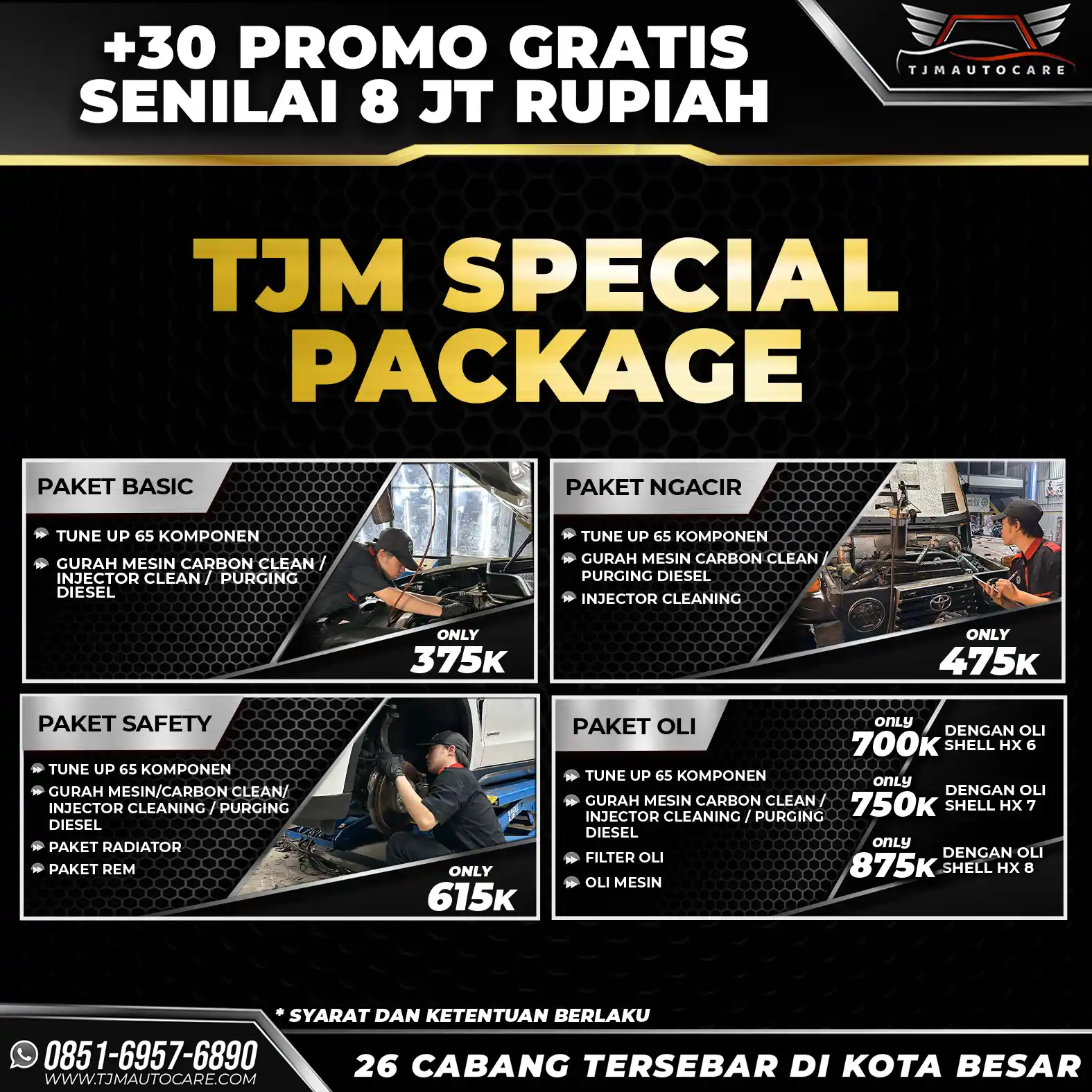 Paket Basic, Safety & Oli