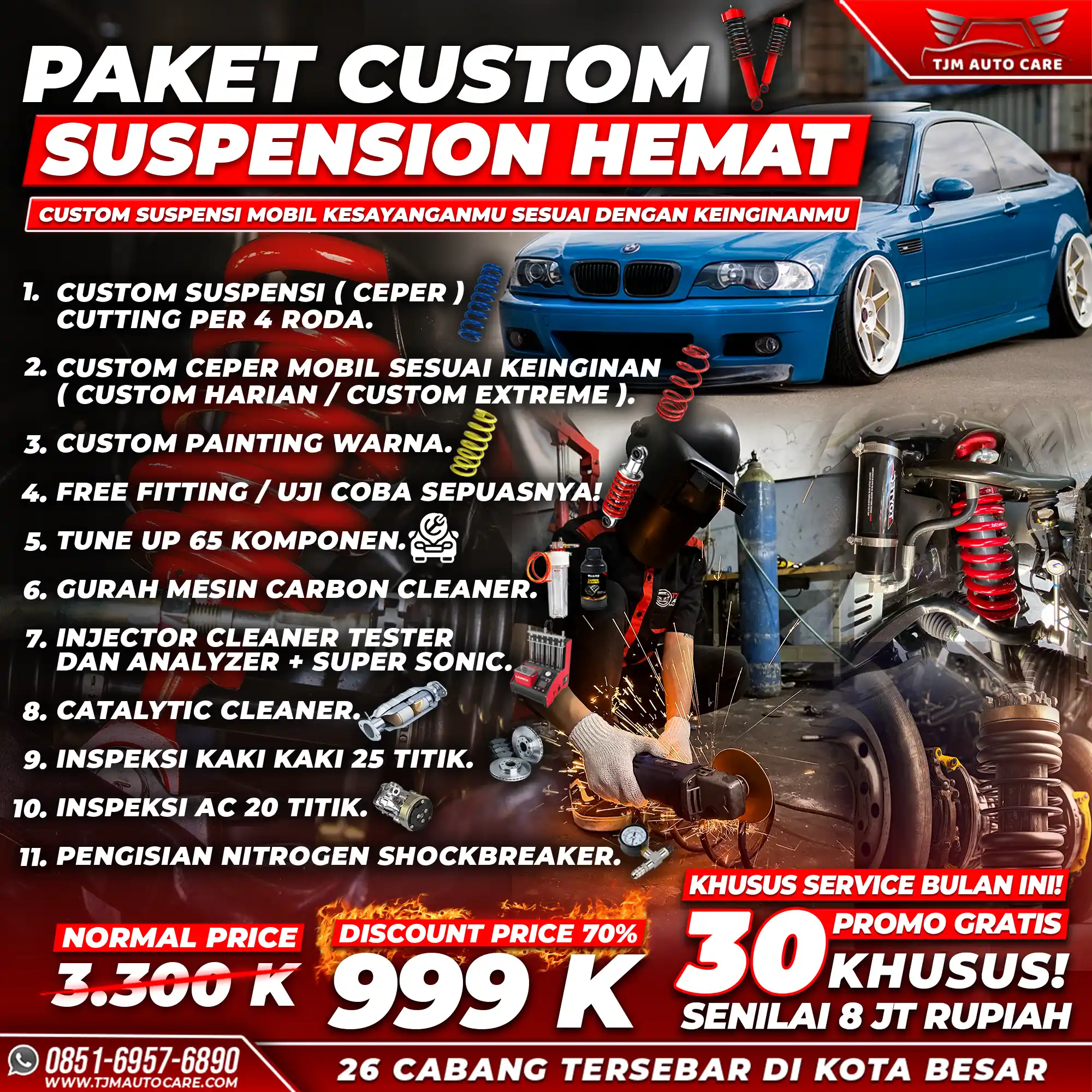 Paket Custom Suspension Hemat