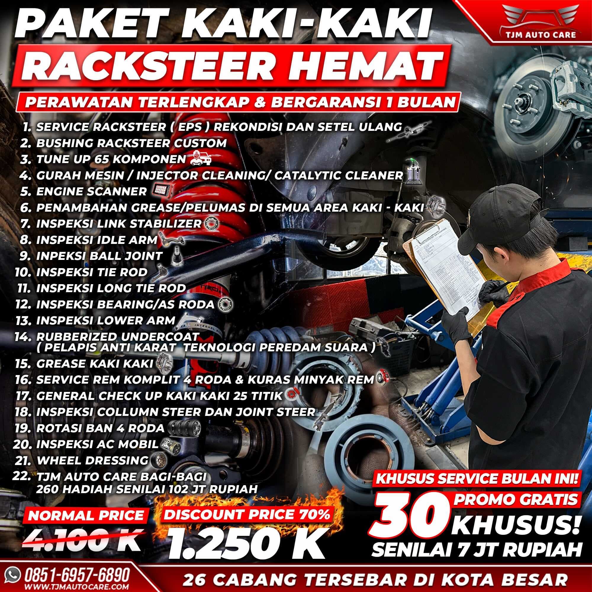 Kaki-Kaki Racksteer Hemat