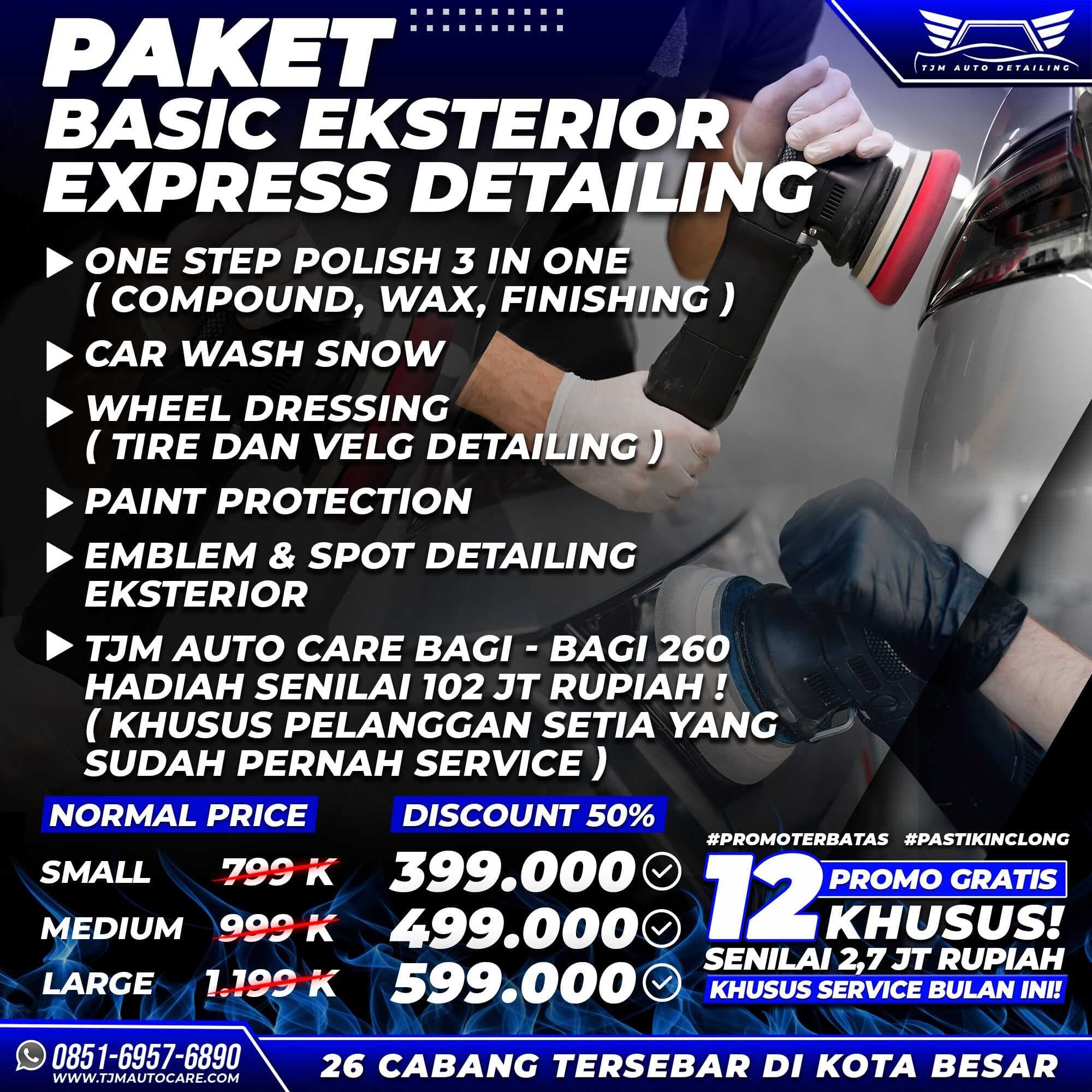 PAKET BASIC EKSTERIOR EXPRESS DETAILING